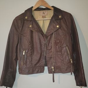 COPY - Real Leather Brown Jacket